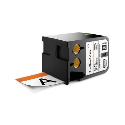 Nastro etichette DYMO 1868713 Nero su bianco + intestazione arancione - Nastro etichette Nastro etichette DYMO 1868713 Nero su bianco + intestazione arancione - Nastro etichette