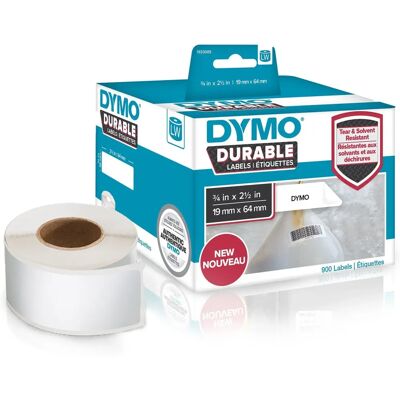 Dymo LW Strapazierfähige Etiketten - 19x64 mm - Weiß Dymo LW Strapazierfähige Etiketten - 19x64 mm - Weiß