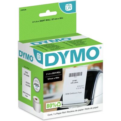 DYMO 2191636 Printer Label - Non-adhesive, FSC Mix - Printer Label DYMO 2191636 Printer Label - Non-adhesive, FSC Mix - Printer Label