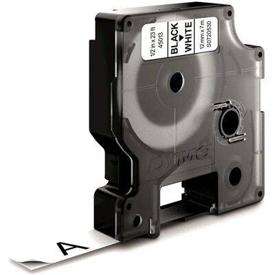 Dymo 45013 - Black on White - Labeling Tape - Standard 12mm Dymo 45013 - Black on White - Labeling Tape - Standard 12mm