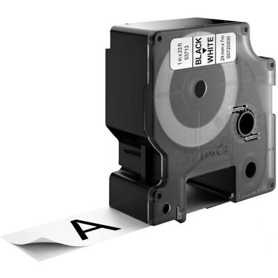 DYMO D1 Standard - Fekete fehérrel - 24mm címkenyomtató szalag DYMO D1 Standard - Fekete fehérrel - 24mm címkenyomtató szalag