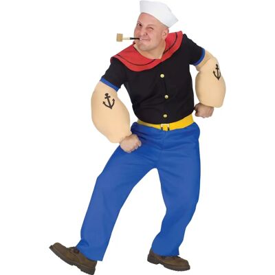Fun World Popeye Der Seemann Cartoon TV Lustiges Verkleidung Herr Kostüm - Kostüme Fun World Popeye Der Seemann Cartoon TV Lustiges Verkleidung Herr Kostüm - Kostüme