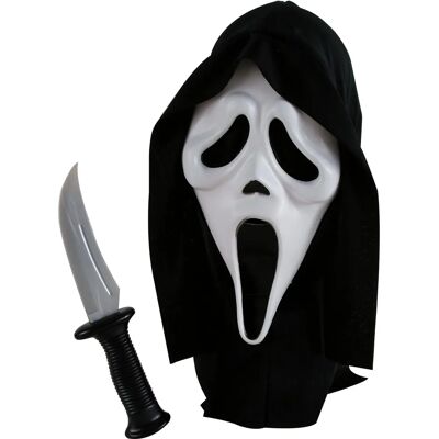 Palmer's Ghost Face Maske - Geistergesicht Maske und Messer Palmer's Ghost Face Maske - Geistergesicht Maske und Messer