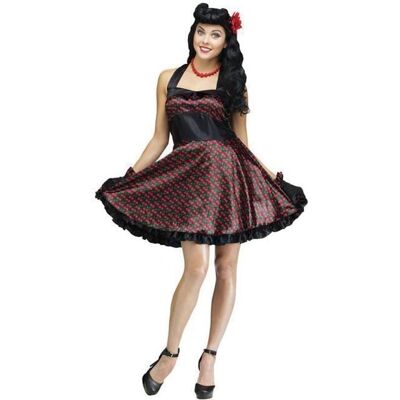 Fun World Cherry Bomb Vintage Pin Up 50er Jahre Kostüm - Kostüme Fun World Cherry Bomb Vintage Pin Up 50er Jahre Kostüm - Kostüme