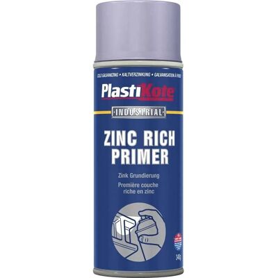 PlastiKote 10599 Spray de Prima de Zinc - Prima pour Métal - Publicité PlastiKote 10599 Spray de Prima de Zinc - Prima pour Métal - Publicité
