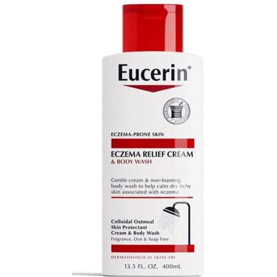 Eucerin - Eczema Relief Cream Body Wash - Colloidal Oatmeal - Body Wash Eucerin - Eczema Relief Cream Body Wash - Colloidal Oatmeal - Body Wash