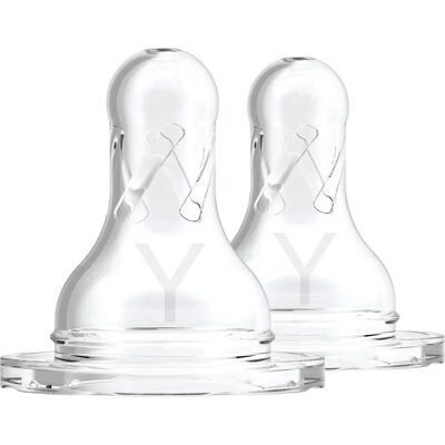 Dr. Brown's Silikon-Sauger Set 2 für Cerealien - Babyflaschen-Accessoire Dr. Brown's Silikon-Sauger Set 2 für Cerealien - Babyflaschen-Accessoire