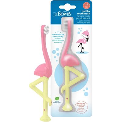 Dr. Brown's Zahnbürste - Krokodil, Flamingo - Zahnbürste Dr. Brown's Zahnbürste - Krokodil, Flamingo - Zahnbürste