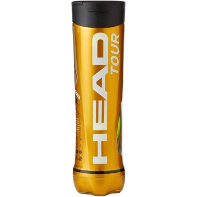 Pelotas de Tenis Head Tour 2x4b - Amarillo Pelotas de Tenis Head Tour 2x4b - Amarillo