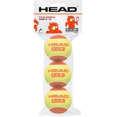 Head TIP Red Stage 3 Tennis Balls - Kids 3 Pack Head TIP Red Stage 3 Tennis Balls - Kids 3 Pack