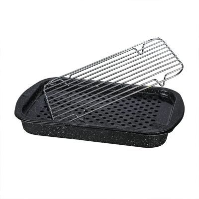 Ensemble de 3 pièces Graniteware - Tous feux - Antiadhésif, lavable au lave-vaisselle - Publicité Ensemble de 3 pièces Graniteware - Tous feux - Antiadhésif, lavable au lave-vaisselle - Publicité