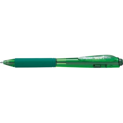 Pentel Grün Kugelschreiber - Abzugsbar, Gummigriff, Mittel - Kugelschreiber Pentel Grün Kugelschreiber - Abzugsbar, Gummigriff, Mittel - Kugelschreiber