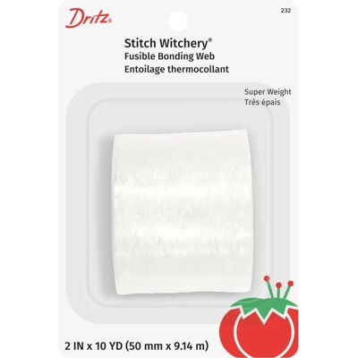 Dritz Polyamida Stitch Witchery JTL Web de Unión de Peso Súper - 2 pulgadas X 10 yardas Dritz Polyamida Stitch Witchery JTL Web de Unión de Peso Súper - 2 pulgadas X 10 yardas