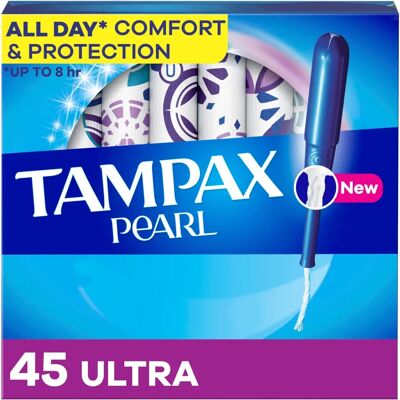 Tampax Pearl Tampons Ultra Absorbency - Tampons Tampax Pearl Tampons Ultra Absorbency - Tampons