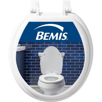 BEMIS 400TTA 000 ROUND Wood ENAMEL Toilet Seat BEMIS 400TTA 000 ROUND Wood ENAMEL Toilet Seat