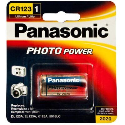 Panasonic CR-123APA/1B Lithium Foto Batteri - Husholdningsbatteri Panasonic CR-123APA/1B Lithium Foto Batteri - Husholdningsbatteri