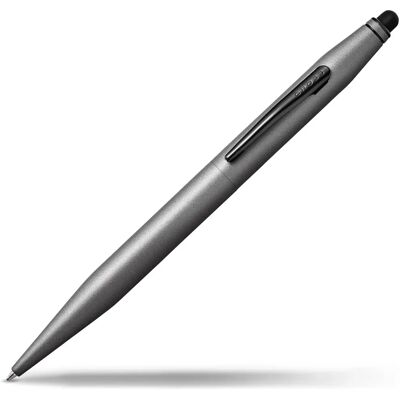 Stylo Cross Tech 2 gris titane - Design classique premium - Publicité Stylo Cross Tech 2 gris titane - Design classique premium - Publicité