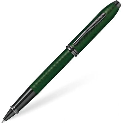Cross Townsend Matte Green Micro-knurl Rollerball Pen - Pen Cross Townsend Matte Green Micro-knurl Rollerball Pen - Pen