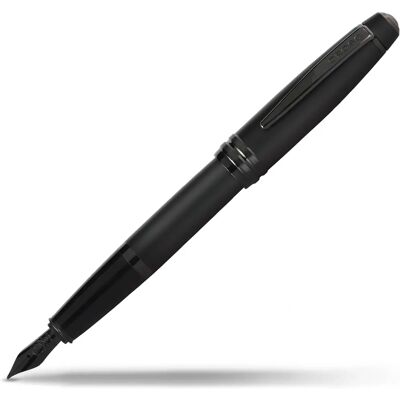 Stylo Plume Cross Bailey - Nib Noire - Design Traditionnel - Publicité Stylo Plume Cross Bailey - Nib Noire - Design Traditionnel - Publicité