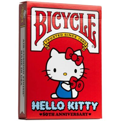 Cartamundi Bicycle Hello Kitty 50e Verjaardagskaart - Kaarten Cartamundi Bicycle Hello Kitty 50e Verjaardagskaart - Kaarten