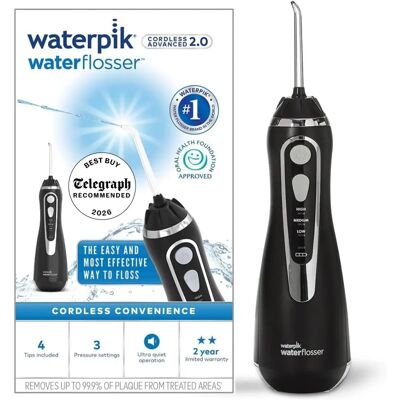 Waterpik - WP-582UK - Black - Cordless - Water Flosser Waterpik - WP-582UK - Black - Cordless - Water Flosser