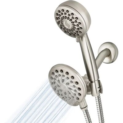 Waterpik OneTouch Dual 2in1 Duschsystem - Regen & Handbrause - Brushed Nickel Waterpik OneTouch Dual 2in1 Duschsystem - Regen & Handbrause - Brushed Nickel