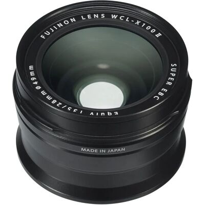 Fujifilm WCL-X100 II B - Conversor de grande angular para série Fujifilm X Fujifilm WCL-X100 II B - Conversor de grande angular para série Fujifilm X