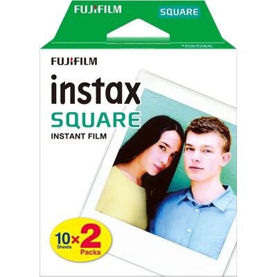 Fujifilm Instax Square Twin Pack Sofortbildfilm - 20 Blätter - Quadratformat Fujifilm Instax Square Twin Pack Sofortbildfilm - 20 Blätter - Quadratformat