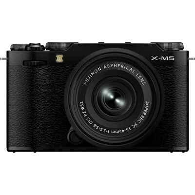 Fujifilm X-M5 Schwarz Kit - Spiegellose Kamera - 26,1 MP - Wi-Fi & Bluetooth Fujifilm X-M5 Schwarz Kit - Spiegellose Kamera - 26,1 MP - Wi-Fi & Bluetooth