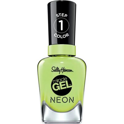 Sally Hansen - Miracle Gel 052 - Electri Lime - Vernis à ongles - Publicité Sally Hansen - Miracle Gel 052 - Electri Lime - Vernis à ongles - Publicité