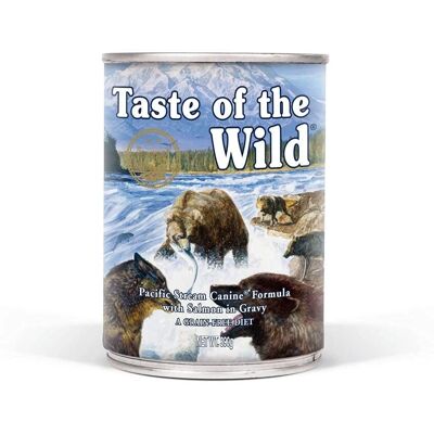 Taste Of The Wild Pacific Stream Alimento Húmedo Sin Cereales de Salmón - 12 x 390g Taste Of The Wild Pacific Stream Alimento Húmedo Sin Cereales de Salmón - 12 x 390g