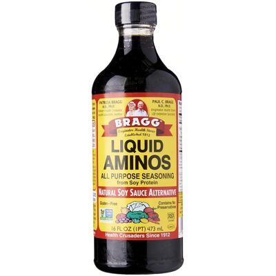 Bragg Liquid Aminos - Organic Soy Protein Seasoning 16oz Bragg Liquid Aminos - Organic Soy Protein Seasoning 16oz