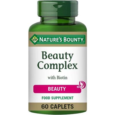 Natures Bounty Complejo de Belleza con Biotina - 60 Cápsulas Natures Bounty Complejo de Belleza con Biotina - 60 Cápsulas