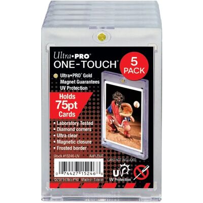 Protège-cartes Ultrapro ultra claires - Taille standard - 5pcs - Publicité Protège-cartes Ultrapro ultra claires - Taille standard - 5pcs - Publicité