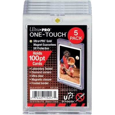 Ultrapro Marque Modèle - Protège-cartes standard - 5 pièces - Publicité Ultrapro Marque Modèle - Protège-cartes standard - 5 pièces - Publicité