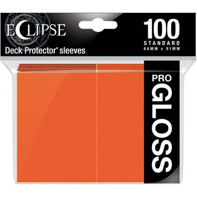 Ultra Pro Eclipse Standard Deck Gloss Pumpkin Orange - Protèges-cartes - Publicité Ultra Pro Eclipse Standard Deck Gloss Pumpkin Orange - Protèges-cartes - Publicité