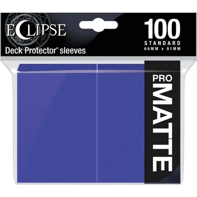Ultra Pro Eclipse Standard Deck Mat Transparent Royal Purple - Protèges-cartes - Publicité Ultra Pro Eclipse Standard Deck Mat Transparent Royal Purple - Protèges-cartes - Publicité