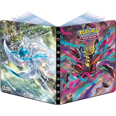 Portfolio de cartes Pokémon Ultra Pro - 9 pochettes, 11 pages, Origines Perdues - Publicité Portfolio de cartes Pokémon Ultra Pro - 9 pochettes, 11 pages, Origines Perdues - Publicité
