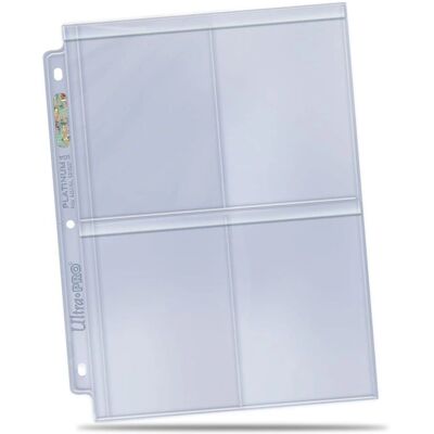 UP - Platinum 4 - binder pockets Pack of 100 sheets UP - Platinum 4 - binder pockets Pack of 100 sheets