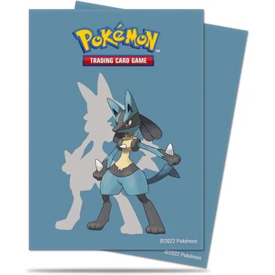 Protèges-cartes UltraPro Lucario - 65 pcs - Pokémon - Publicité Protèges-cartes UltraPro Lucario - 65 pcs - Pokémon - Publicité