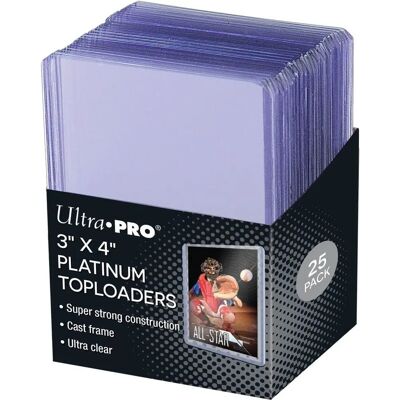 Ultra PRO 3 x 4 Ultra Clear Platinum Top Loader - Schutz & Präsentation Ultra PRO 3 x 4 Ultra Clear Platinum Top Loader - Schutz & Präsentation