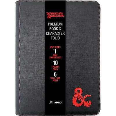 Ultra Pro Dungeons & Dragons Premium Reißverschluss-Album - Organizer Ultra Pro Dungeons & Dragons Premium Reißverschluss-Album - Organizer