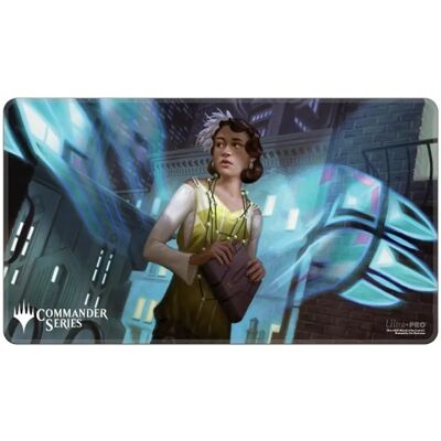 Ultra Pro Giada Mono Color MTG Commander Playmat - 24x13.5 in Ultra Pro Giada Mono Color MTG Commander Playmat - 24x13.5 in