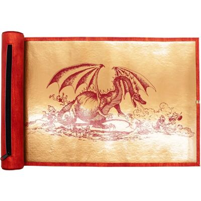 Ultra Pro D&D Würfelrolle - Klassischer Drache - Würfelaufbewahrung & Matte Ultra Pro D&D Würfelrolle - Klassischer Drache - Würfelaufbewahrung & Matte