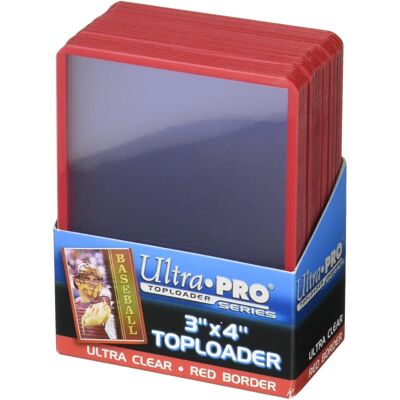 UltraPro Protecteurs Rigides Bord Rouge - 25Pièces 7.5x10.2cm - Publicité UltraPro Protecteurs Rigides Bord Rouge - 25Pièces 7.5x10.2cm - Publicité