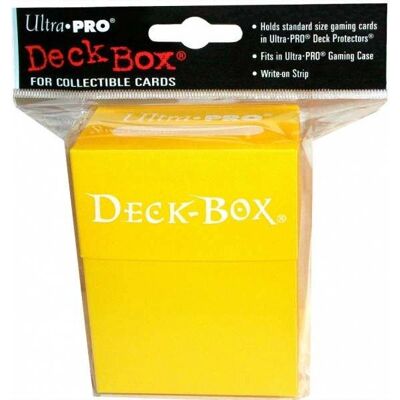 Ultra Pro Gele Deckbox - Kaartaccessoire Ultra Pro Gele Deckbox - Kaartaccessoire