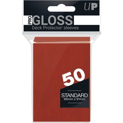 Ultra Pro Rote Kartenhüllen - Standard - 50 Stück Ultra Pro Rote Kartenhüllen - Standard - 50 Stück