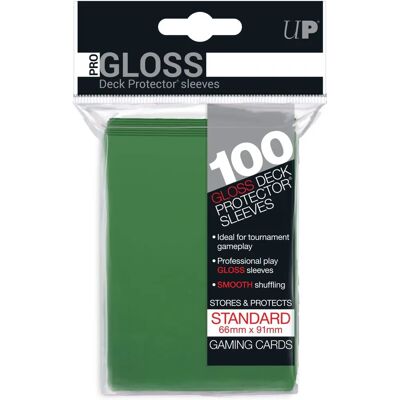 Ultra Pro Kartenhüllen - Standard Grün - 100 Stück Ultra Pro Kartenhüllen - Standard Grün - 100 Stück
