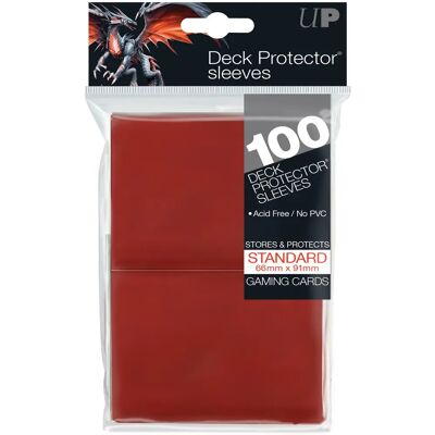 Ultra PRO Rote Kartenhüllen - Kartenschutzhüllen Ultra PRO Rote Kartenhüllen - Kartenschutzhüllen