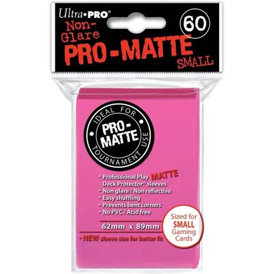 Protège-cartes Rose Ultra Pro - Pack de 60 - Format JP - Publicité Protège-cartes Rose Ultra Pro - Pack de 60 - Format JP - Publicité